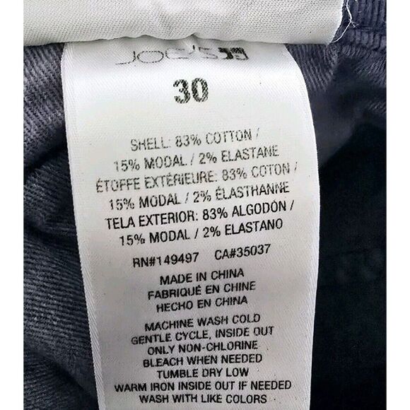 Joe's Jeans The Asher Twill Slim Kinetic Soft Jeans Corduroy Size 30X29 - Picture 4 of 8